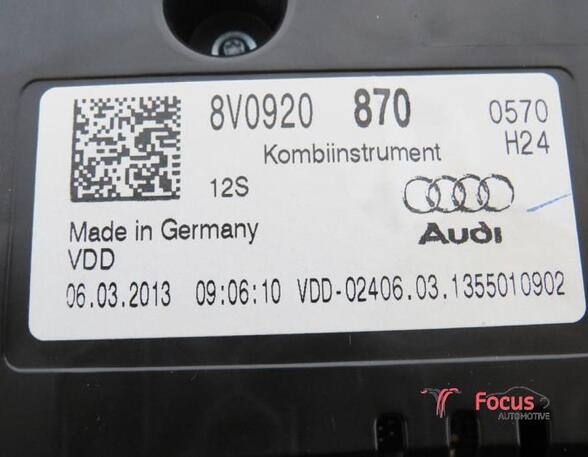 Control unit AUDI A3 (8V1, 8VK)