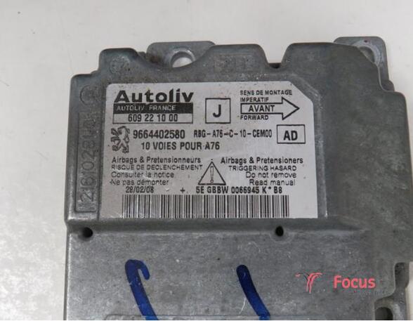 Control unit for Airbag PEUGEOT 207 CC (WD_)