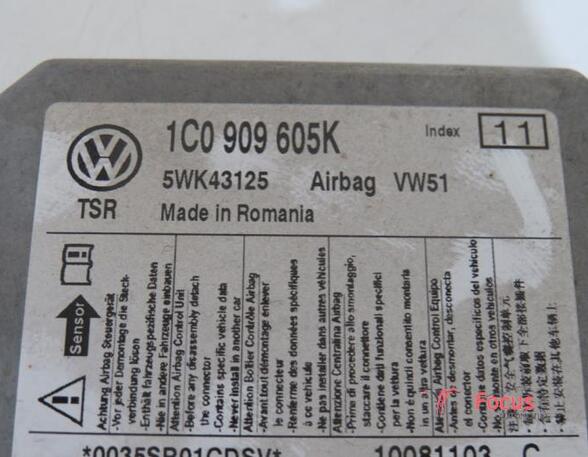 Steuergerät Airbag Skoda Fabia II Kombi 545 1C0909605K P21118958