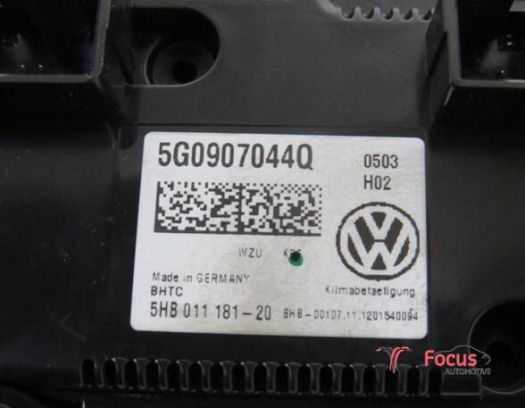 Heating & Ventilation Control Assembly VW Golf VII (5G1, BE1, BE2, BQ1)