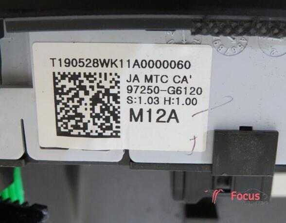 Heating & Ventilation Control Assembly KIA Picanto (JA), KIA Picanto (TA)