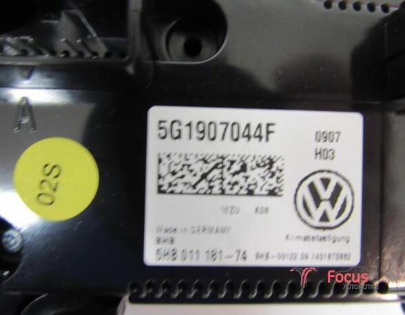 Heating & Ventilation Control Assembly VW Golf VII (5G1, BE1, BE2, BQ1)