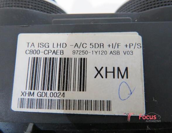 Heating & Ventilation Control Assembly KIA Picanto (TA), KIA Picanto (JA)