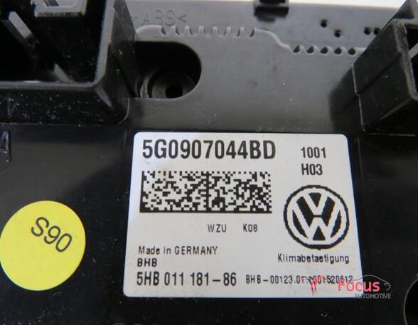 Heating & Ventilation Control Assembly VW GOLF VII (5G1, BQ1, BE1, BE2), VW GOLF VII Variant (BA5, BV5), VW GOLF VIII Variant (CG5)