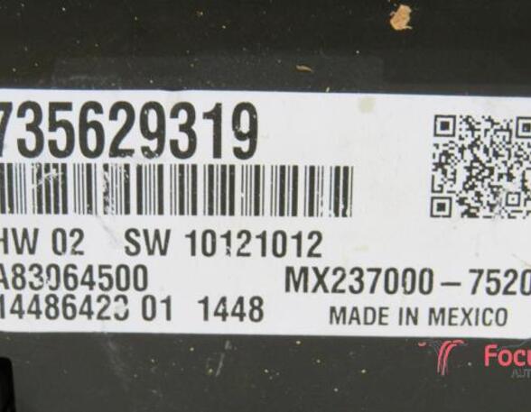 Heating & Ventilation Control Assembly FIAT 500 (312_), FIAT 500 C (312_), ABARTH 500C / 595C / 695C (312_), ABARTH 500 / 595 / 695 (312_)