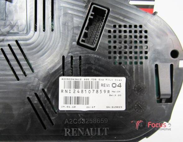 Tachometer (Revolution Counter) RENAULT MEGANE III Coupe (DZ0/1_)