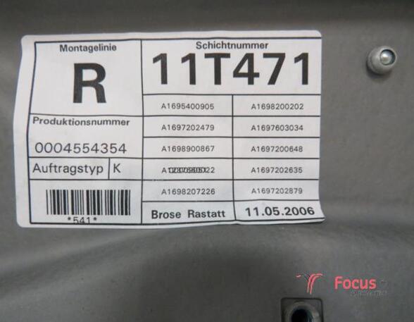 Fensterheber rechts vorne Mercedes-Benz A-Klasse W169 A1695400905 P8975544