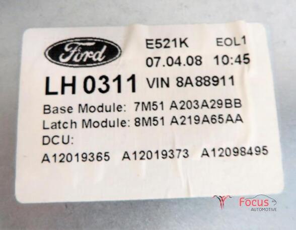 Raambedieningsmechanisme FORD Focus II Turnier (DA, DS, FFS)