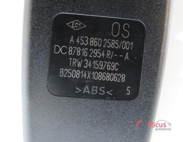 Seat Belt Buckle RENAULT TWINGO III (BCM_, BCA_)