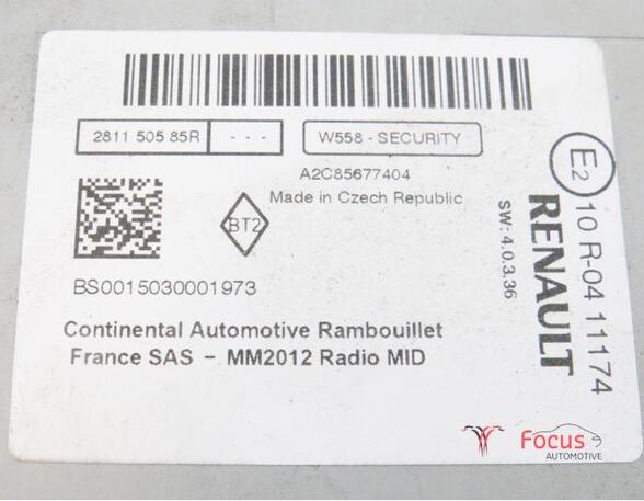 Navigation System RENAULT Twingo III (BCM)