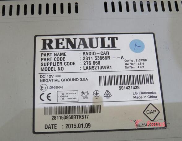 Autonavigatiesysteem RENAULT Clio III (BR0/1, CR0/1), RENAULT Clio IV (BH)