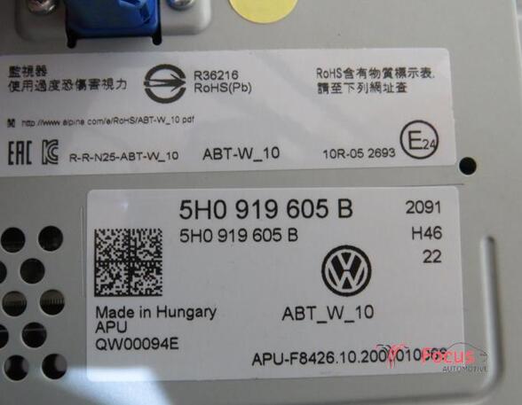 Navigationssystem VW Golf VIII Variant CG 5H0035816B P18860257