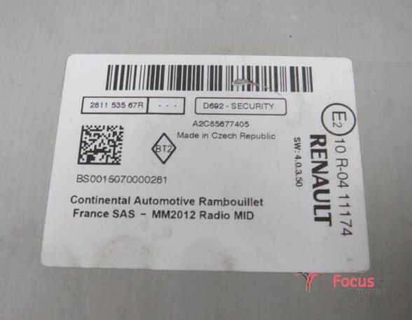 Autonavigatiesysteem RENAULT TWINGO III (BCM_, BCA_)