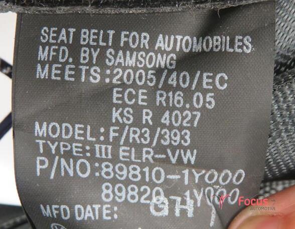 Safety Belts KIA Picanto (TA)