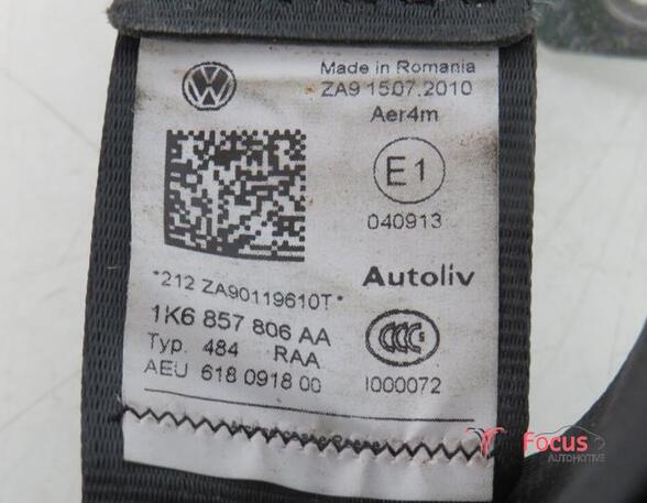 Safety Belts VW Golf VI (5K1)