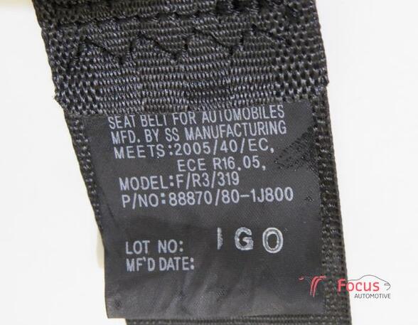 Safety Belts HYUNDAI i20 (PB, PBT)