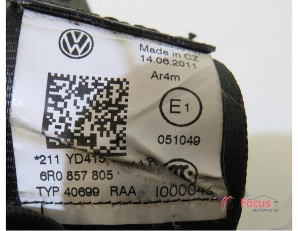 Safety Belts VW Polo (6C1, 6R1)