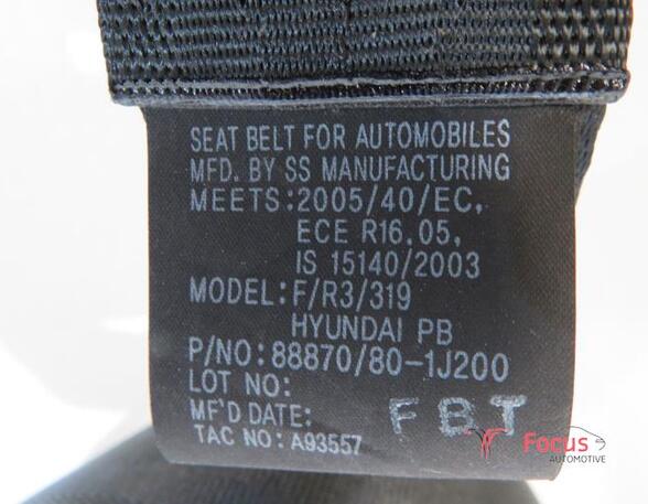 Safety Belts HYUNDAI i20 (PB, PBT)