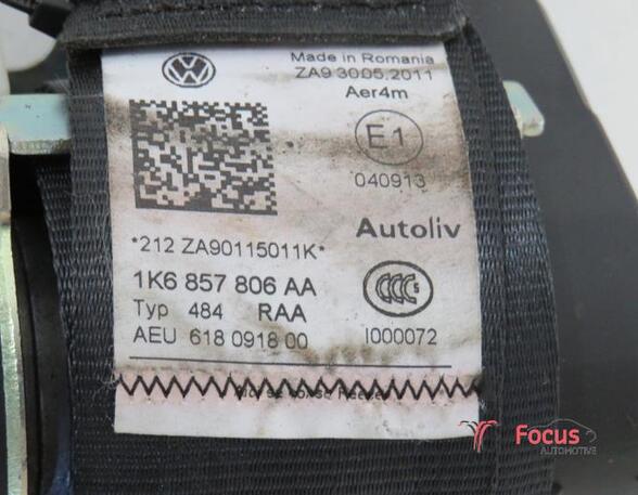 Safety Belts VW Golf VI (5K1)