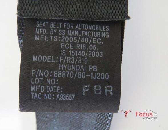 Safety Belts HYUNDAI i20 (PB, PBT)