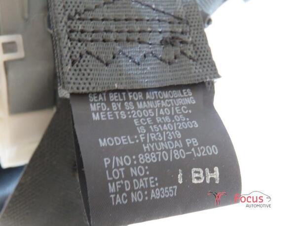 Safety Belts HYUNDAI i20 (PB, PBT)