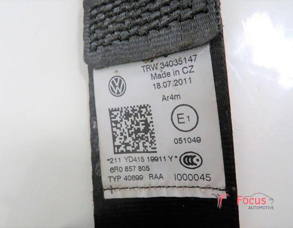 Safety Belts VW Polo (6C1, 6R1)