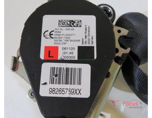 P21032137 Sicherheitsgurt links hinten CITROEN C3 III (SX) 98265759XX