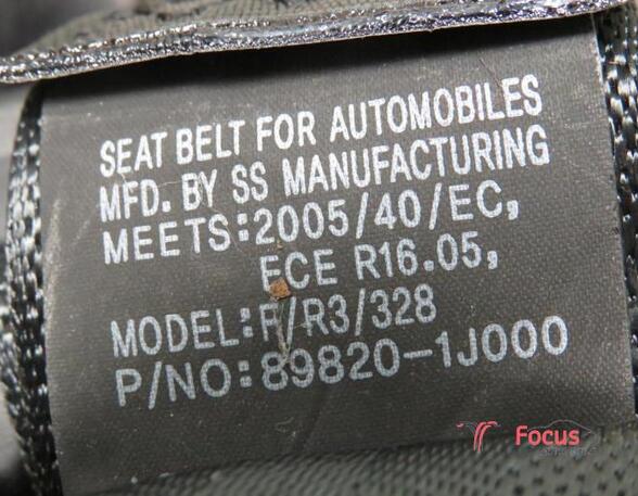 Safety Belts HYUNDAI i20 (PB, PBT)