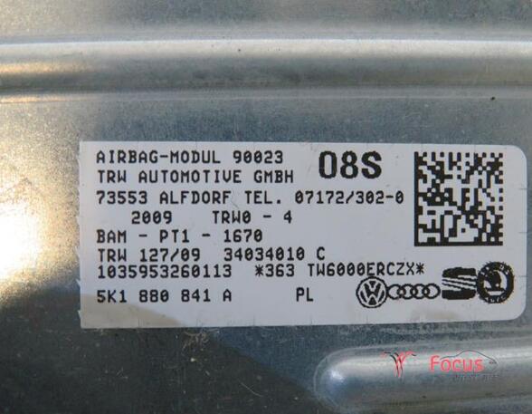 
Airbag Knie VW Golf VI 5K 5K1880841D P21449769
