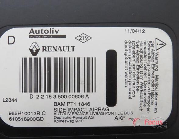 Airbag Sitz Renault Grand Scenic III JZ 985H10013R P14879511