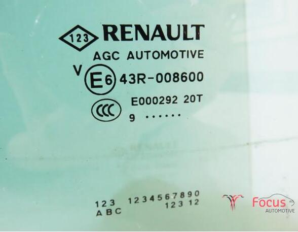 Door Glass RENAULT Grand Scénic IV (R9), RENAULT Scénic IV (J9)