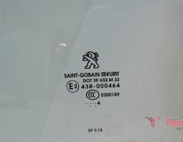 Door Glass PEUGEOT 208 I (CA_, CC_)