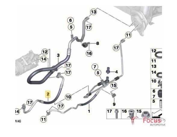 Airconditioning Drukleiding BMW 1er (F20)