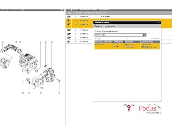 Air Filter Intake Pipe RENAULT Twingo III (BCM)