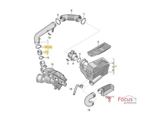 Aanzuigslang luchtfilter VW Scirocco (137, 138)