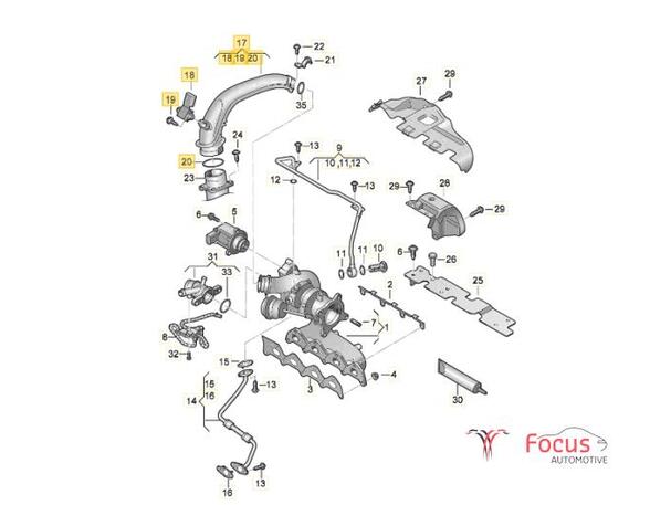 Ansaugschlauch für Luftfilter VW Scirocco III 13 03G906051D P19669559