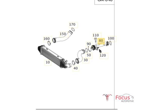 Ansaugschlauch für Luftfilter Mercedes-Benz C-Klasse W204 A6460980207 P19445387