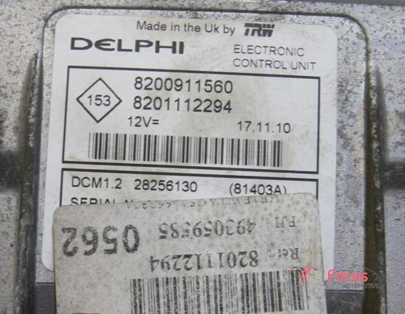 Control unit for engine RENAULT KANGOO / GRAND KANGOO (KW0/1_)