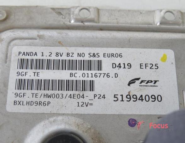 Control unit for engine FIAT PANDA (312_, 319_), LANCIA YPSILON (312_), FIAT PANDA VAN (312_, 519_)