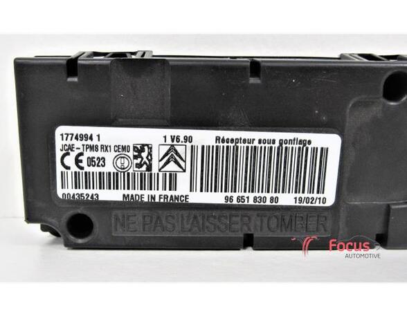 Control unit for tyre pressure control system PEUGEOT 3008 Großraumlimousine (0U_)