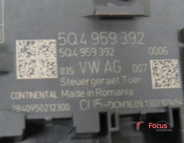 Central Locking System VW Golf VII (5G1, BE1, BE2, BQ1)