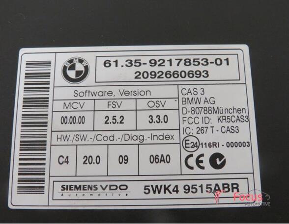 Control unit central electric (BCM) BMW 3er (E90)