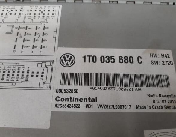 Radio VW CC (358), VW PASSAT CC (357)