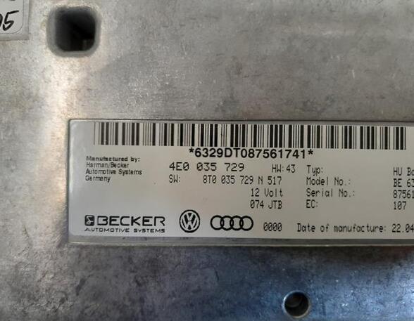 Regeleenheid AUDI A4 Avant (8K5, B8), AUDI A5 Sportback (8TA)