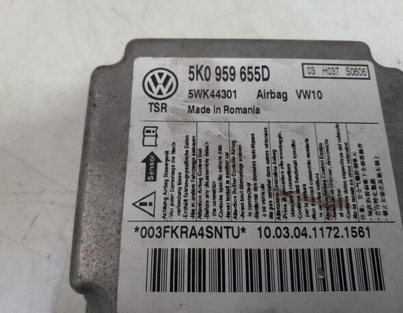 Airbag Control Unit VW Golf V Variant (1K5), VW Golf VI Variant (AJ5), VW Golf V (1K1), VW Golf VI (5K1)