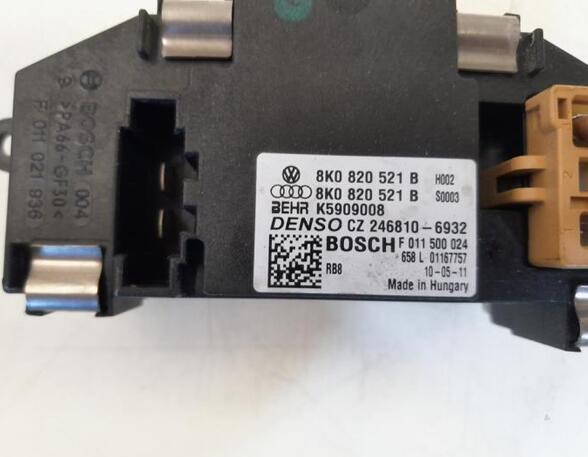 Resistor Interior Blower AUDI A4 Avant (8K5, B8), AUDI A5 Sportback (8TA), AUDI A4 Allroad (8KH, B8), AUDI Q5 (8RB)