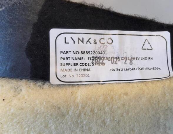 Vloerbedekking LYNK & CO 1