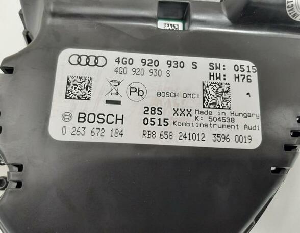 Drehzahlmesser Audi A6 Avant 4G, C7 4G0920930S P16435389