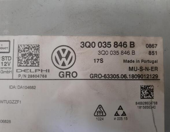 Navigation System VW Golf VII (5G1, BE1, BE2, BQ1)