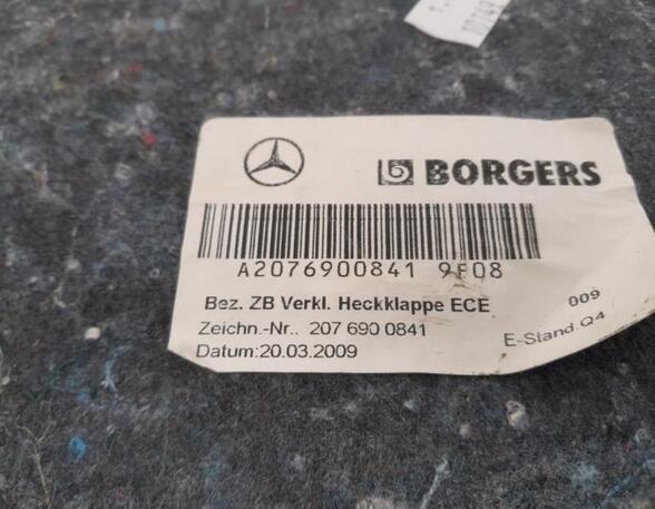 Interior Tailgate Trim Panel MERCEDES-BENZ E-Klasse Coupe (C207)